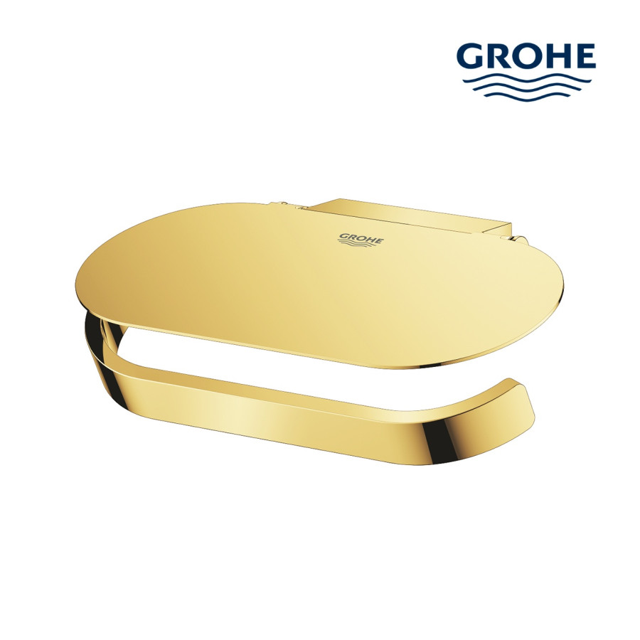 GROHE Selection 41069GL0 Держатель для туалетной бумаги, с крышкой (золото)