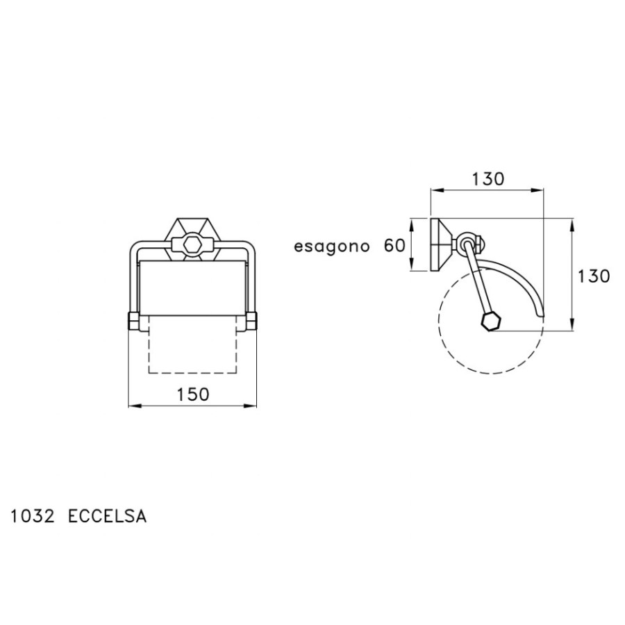 Stella Eccelsa EC 10014 CR00 Держатель туалетной бумаги