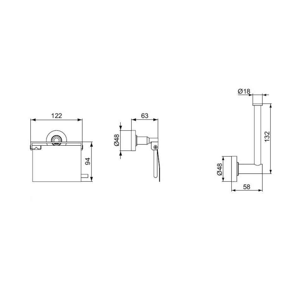 Ideal Standard IOM A9127AA Держатель туалетной бумаги