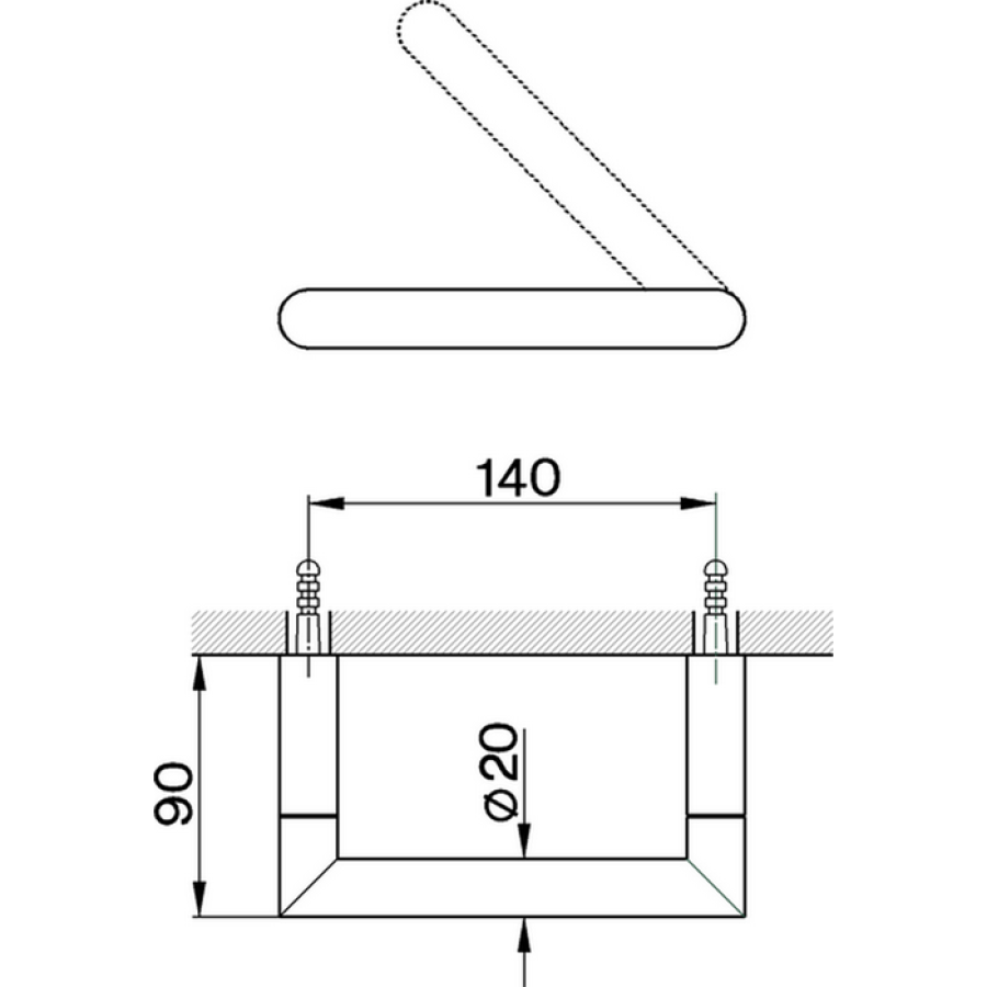 Cisal System SY09040021 Держатель туалетной бумаги