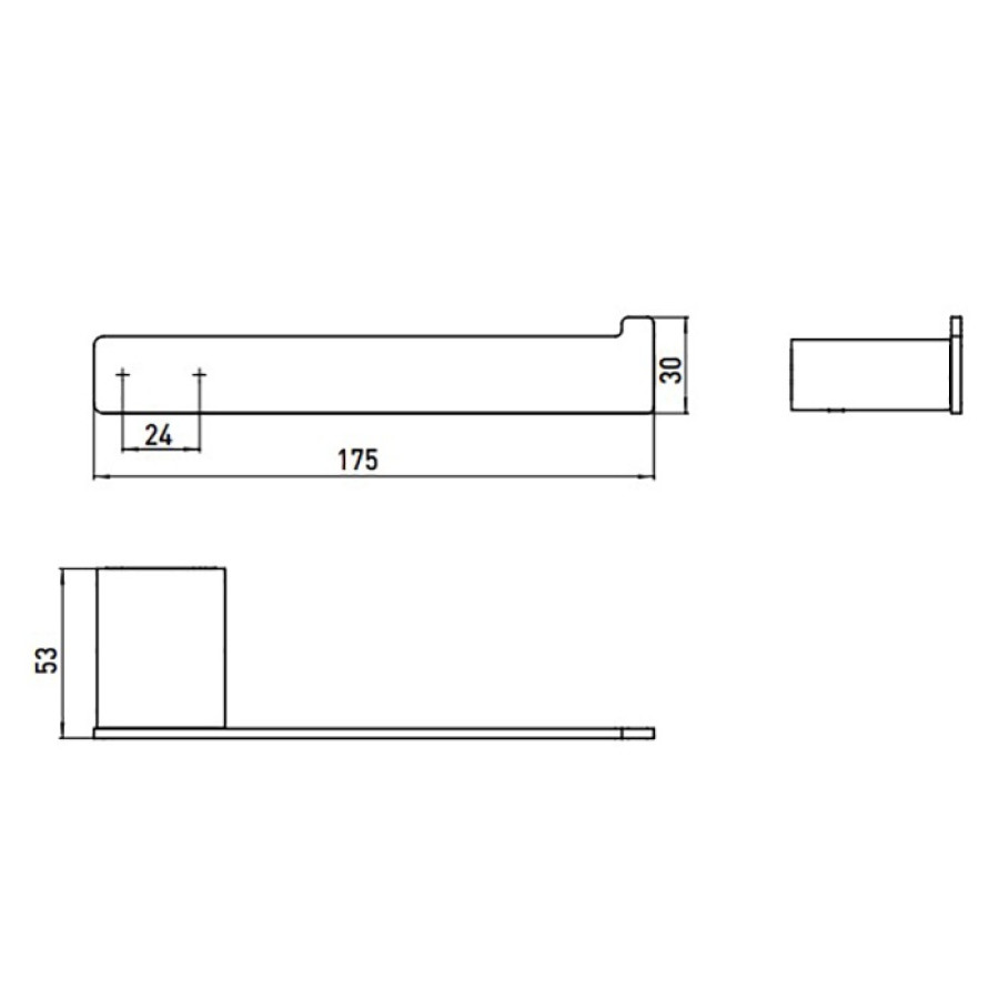 Emco Loft 0505 001 00 Держатель запасного рулона туалетной бумаги