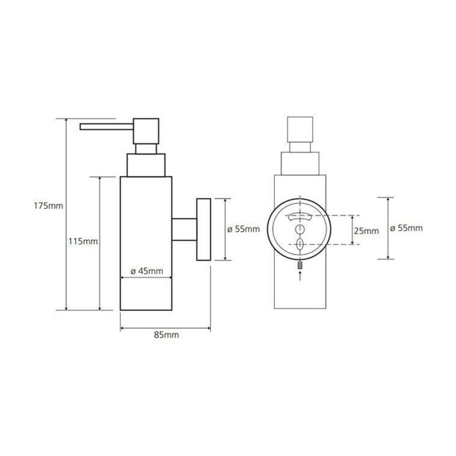 Bemeta Omega 104109012 Дозатор для жидкого мыла настенный (хром)