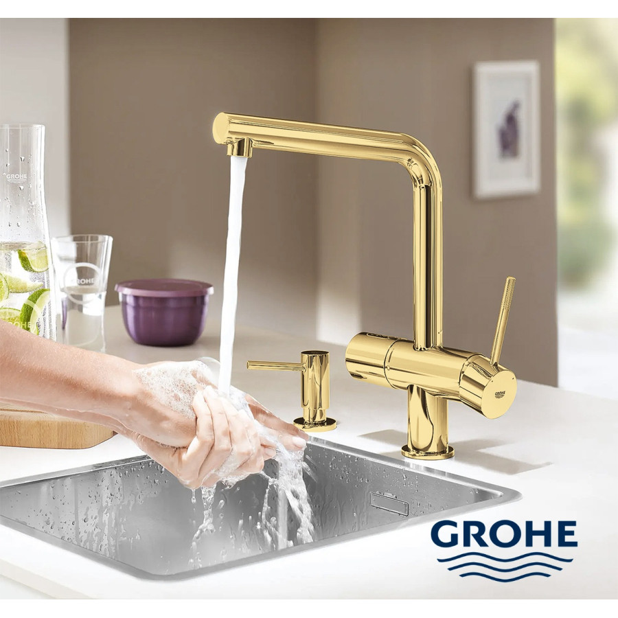 GROHE Cosmopolitan 40535GL0 Дозатор для жидкого мыла (золото)