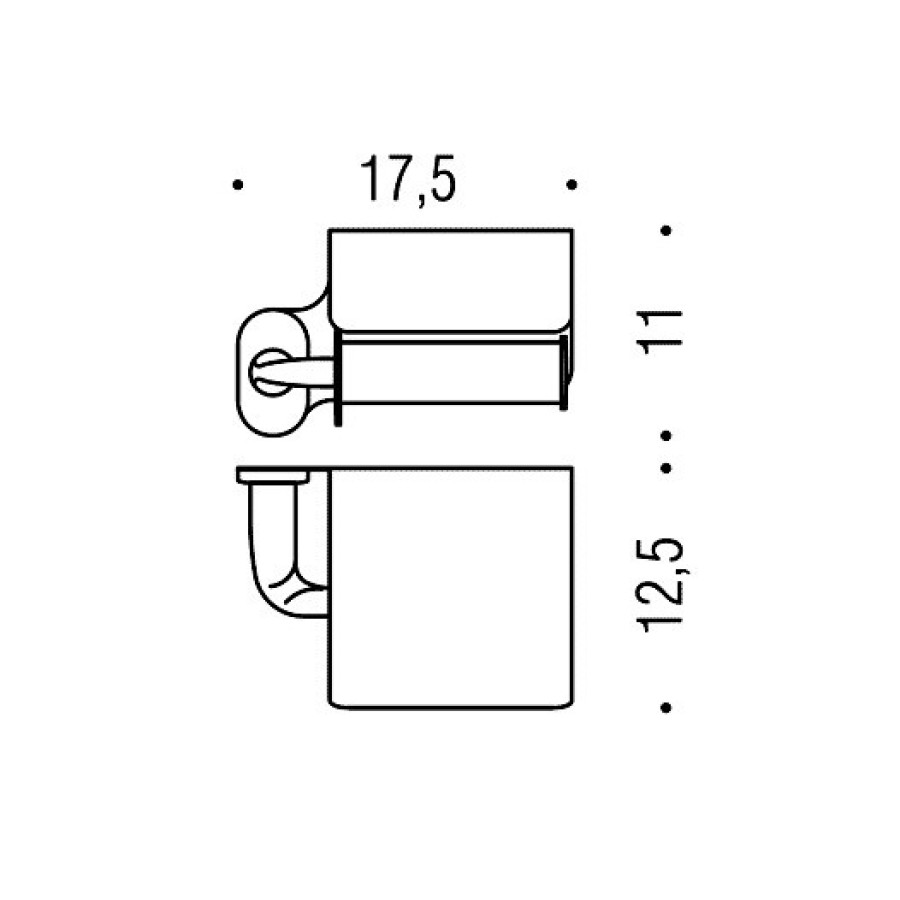 Держатель туалетной бумаги Colombo Design BART B2291