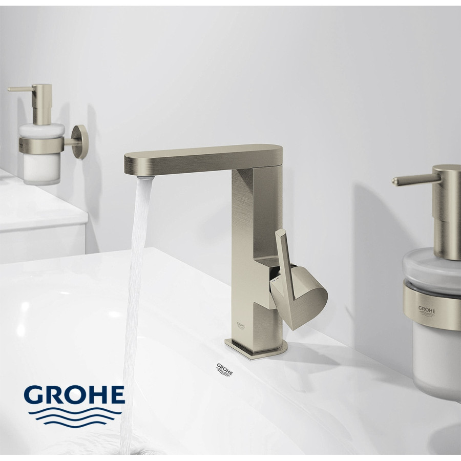 GROHE Essentials 40448EN1 Дозатор для жидкого мыла 160 мл, в комплекте с держателем (шлифованный никель)