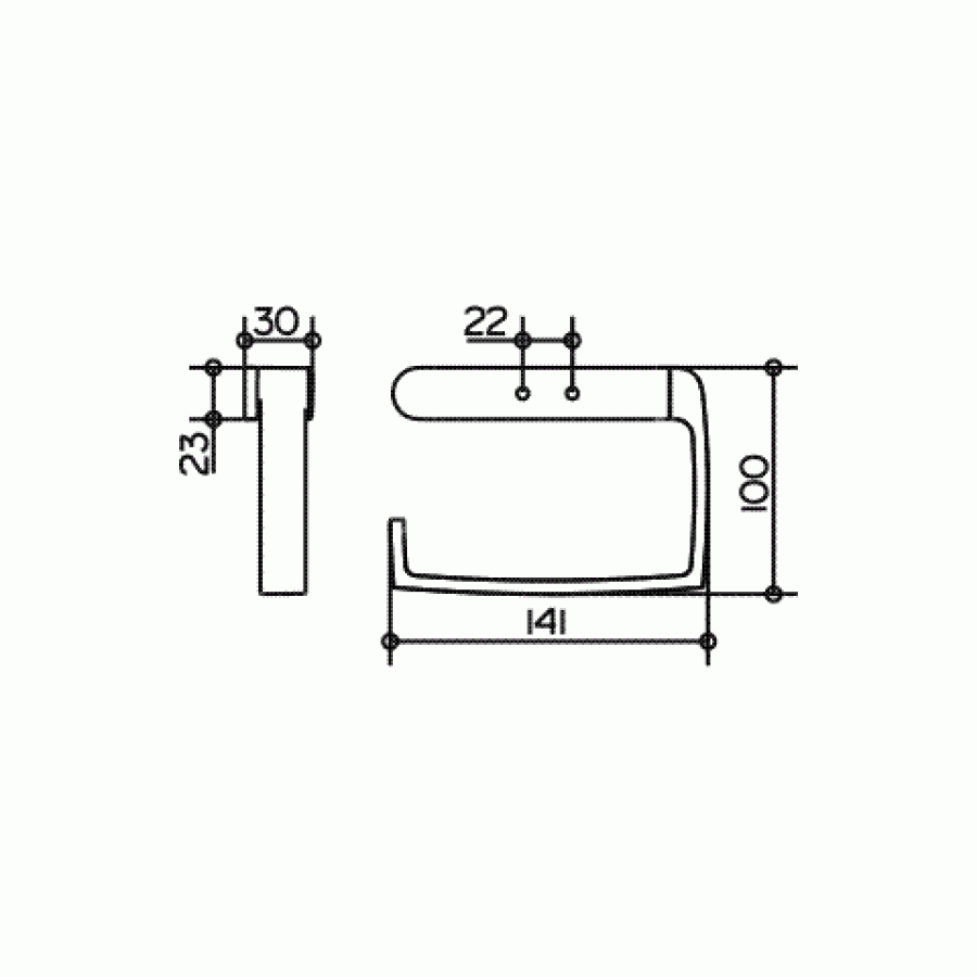 Keuco Elegance 11662 010000 Держатель туалетной бумаги (хром)