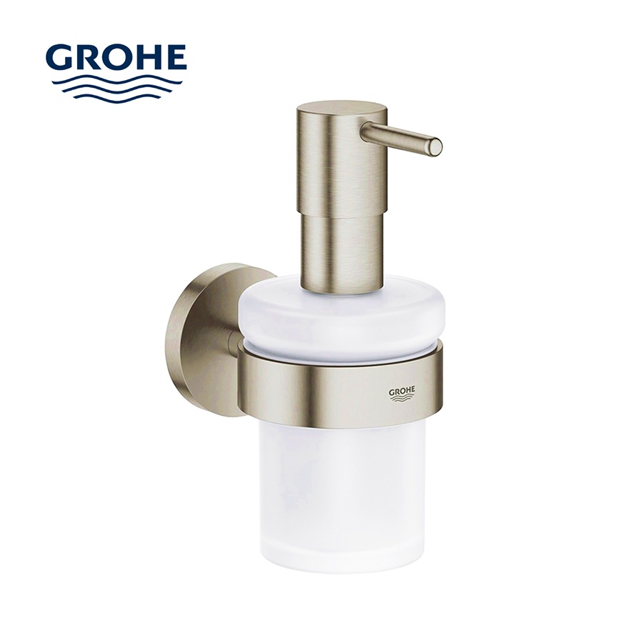 GROHE Essentials 40394EN1 Дозатор для жидкого мыла 160 мл (шлифованный никель)