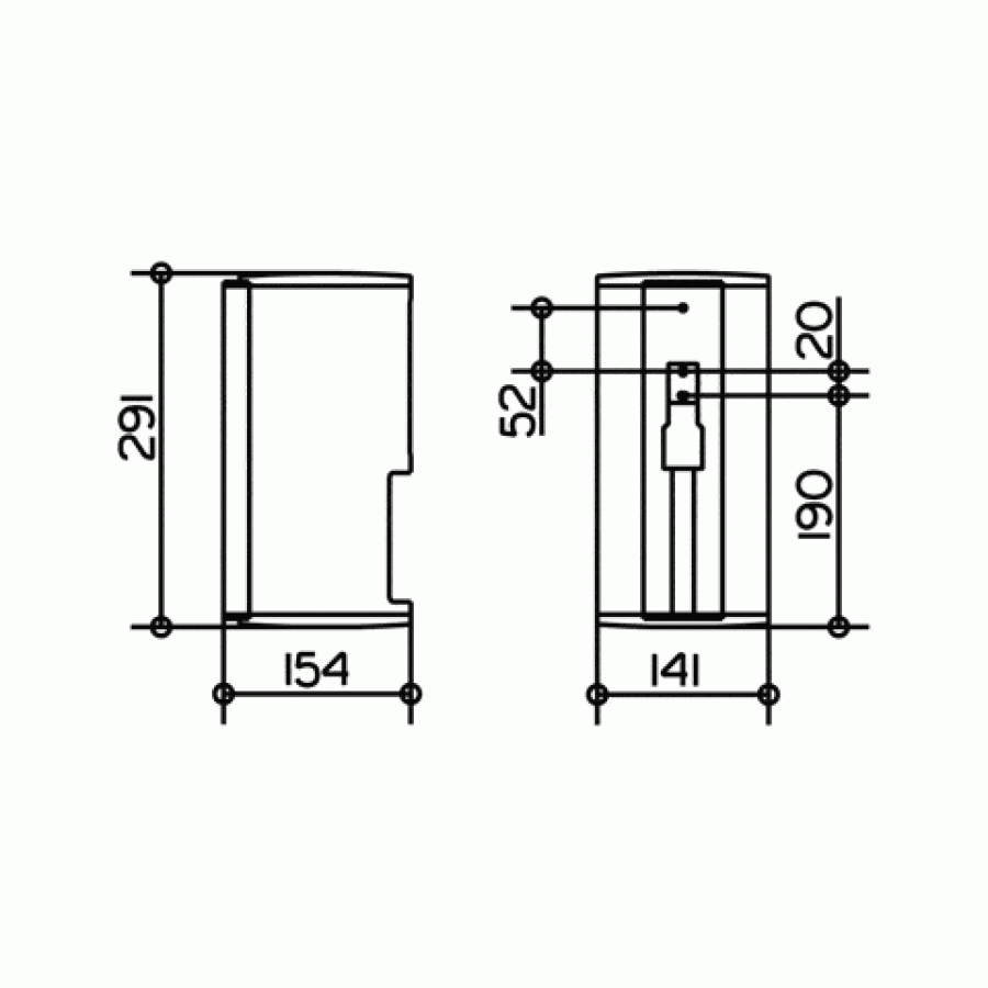 Keuco Plan 14969 011200 Держатель туалетной бумаги (хром)