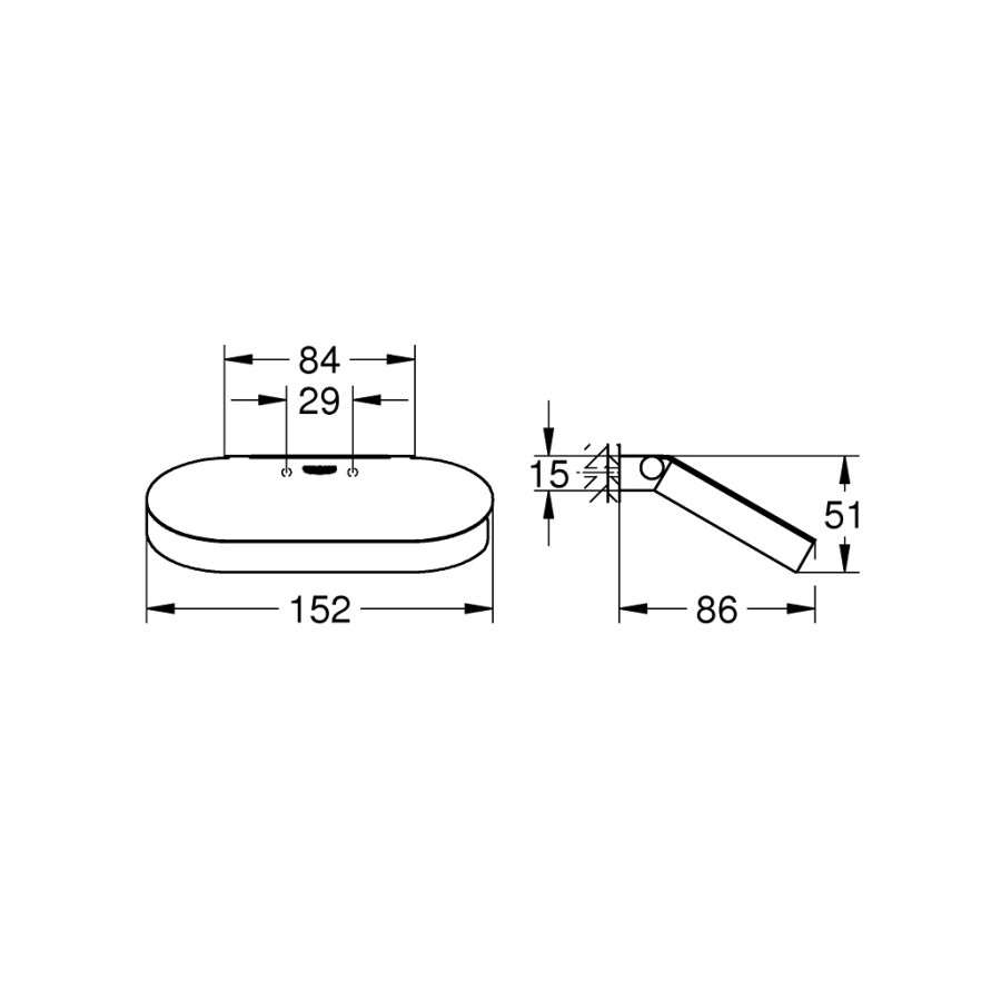 GROHE Selection 41069GL0 Держатель для туалетной бумаги, с крышкой (золото)