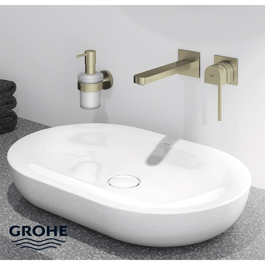 GROHE Essentials 40448EN1 Дозатор для жидкого мыла 160 мл, в комплекте с держателем (шлифованный никель)