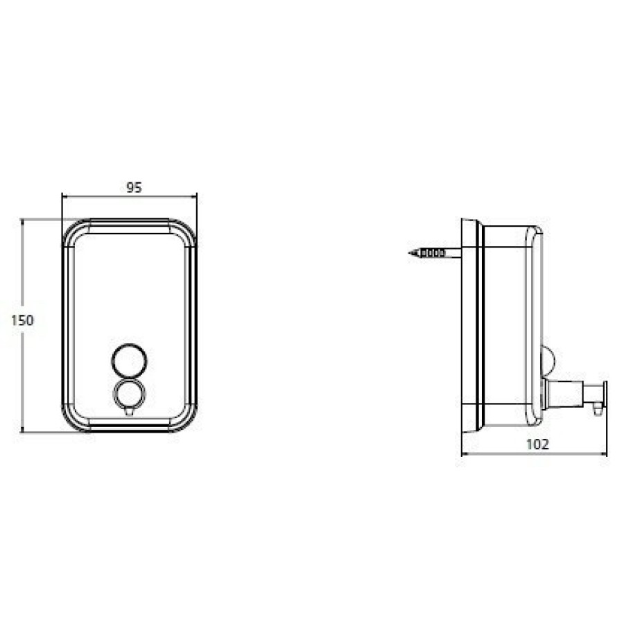 Ideal Standard IOM A9109MY Диспенсер для мыла