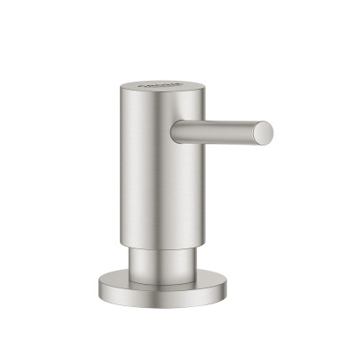 GROHE Cosmopolitan 40535DC0 Дозатор для жидкого мыла 500 мл, встраиваемый в столешницу (шлифованная нержавеющая сталь)