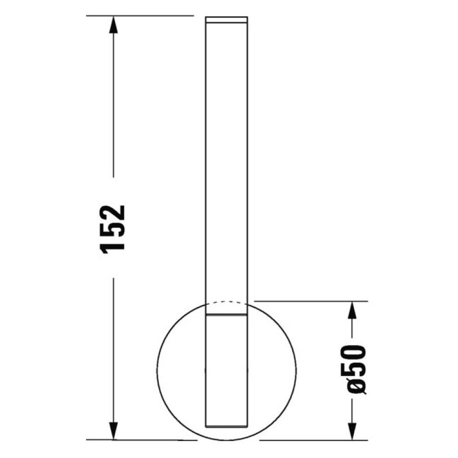 Duravit Starck T 0099391000 Запасной держатель туалетной бумаги (хром)