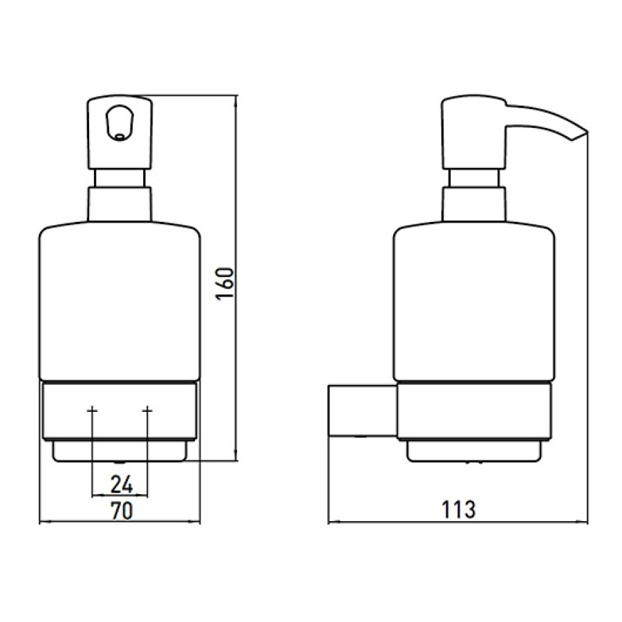 Emco Loft 0521 016 00 Дозатор для жидкого мыла