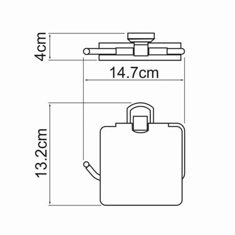 WasserKRAFT Oder K-3025 Держатель для туалетной бумаги (хром)