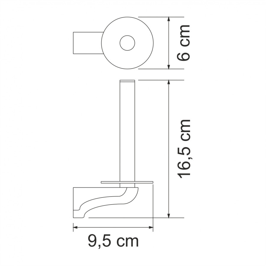 WasserKRAFT Kammel K-8397 Держатель запасного рулона туалетной бумаги (хром)