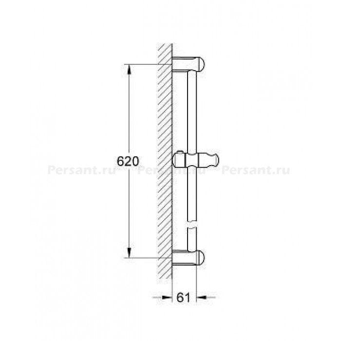 Душевая штанга Grohe Tempesta Classic 27523000