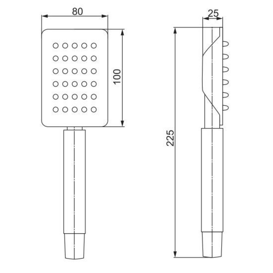 Лейка для душа Paini Aversa AVCR155