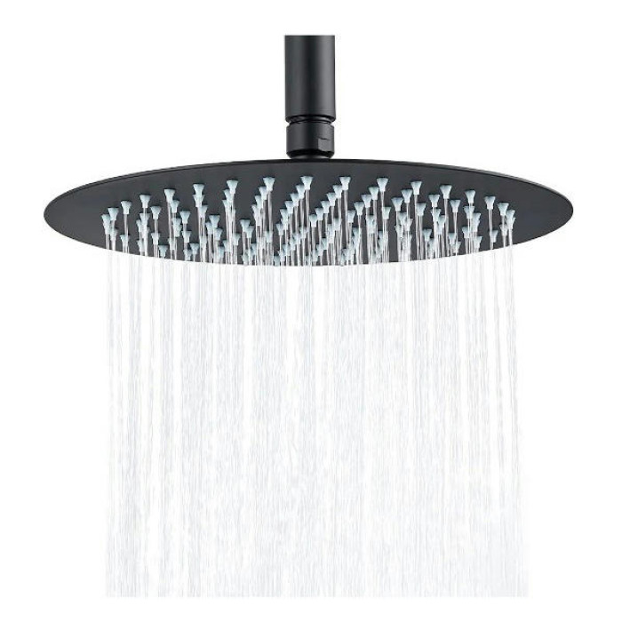 Верхний душ Berges Ventas R Black 25 074004 черный матовый