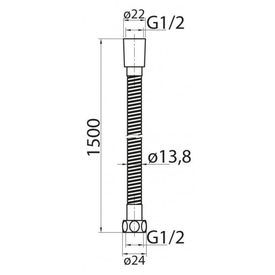 Шланг для душа Cezares ARTICOLI VARI CZR-FMDC-150-03