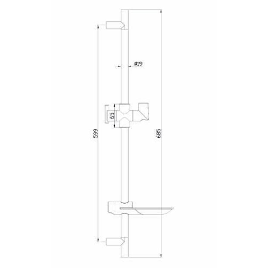 Душевая штанга Lemark LM8062C