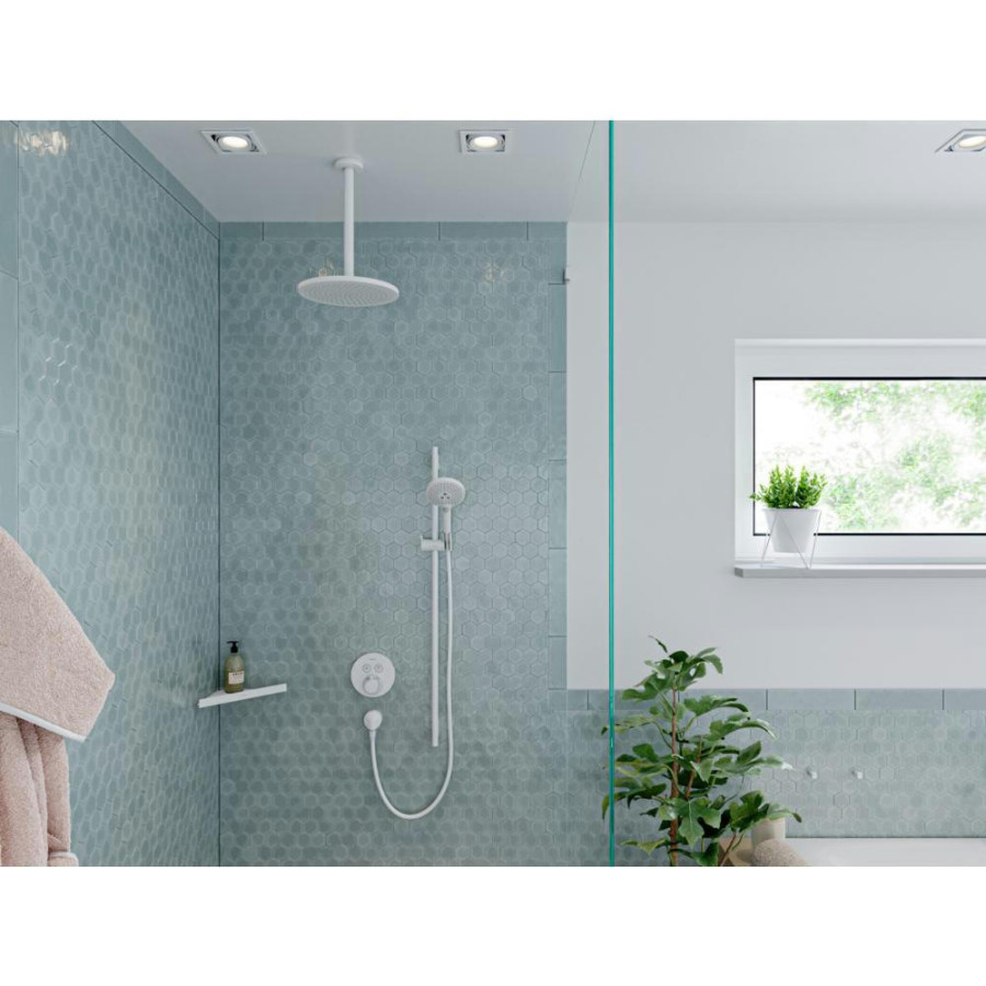 Верхний душ hansgrohe Croma 280 26220700 1 режим белый матовый