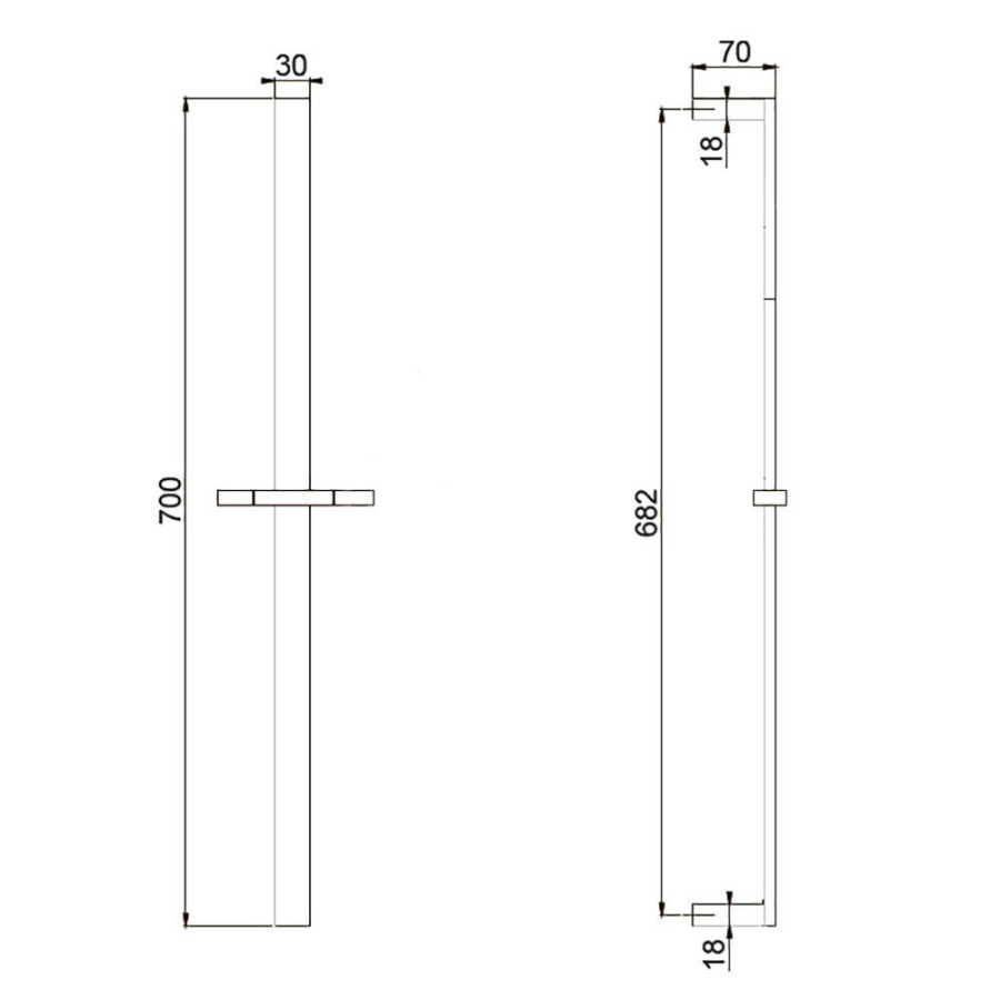 Душевая стойка квадратная Paini 50PZ129QQRI