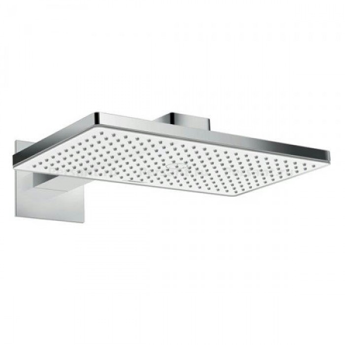 Верхний душ с держателем Hansgrohe Rainmaker Select 460 1jet 24003400 хром/белый