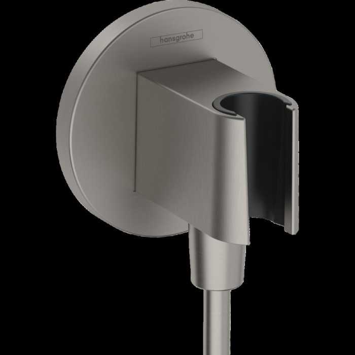 Шланговое подключение Hansgrohe Fixfit Porter S 26888340 шлифованный черный хром