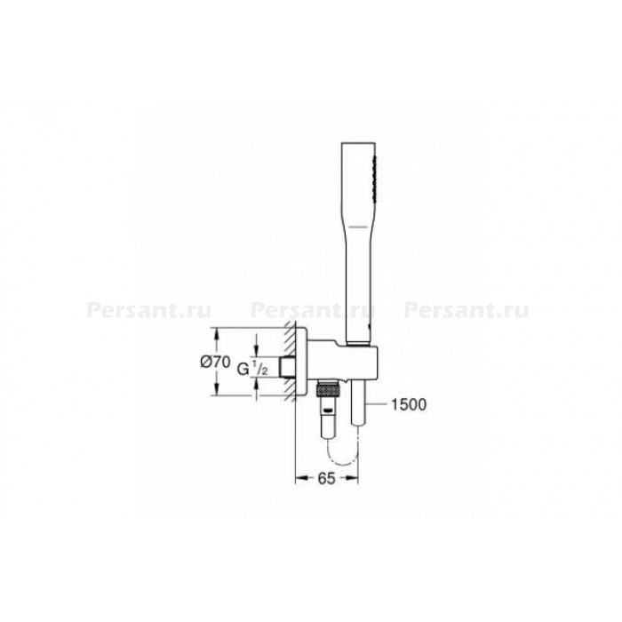 Душевой комплект Grohe Euphoria Cosmopolitan 1 режим 26404000