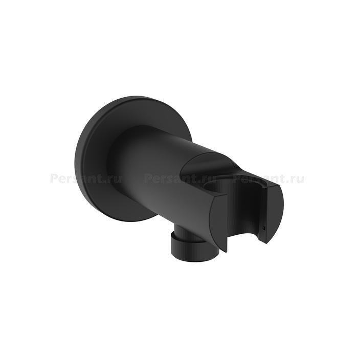 Держатель для душа IDDIS 003BL01i62 со шланговым подключением, черный матовый