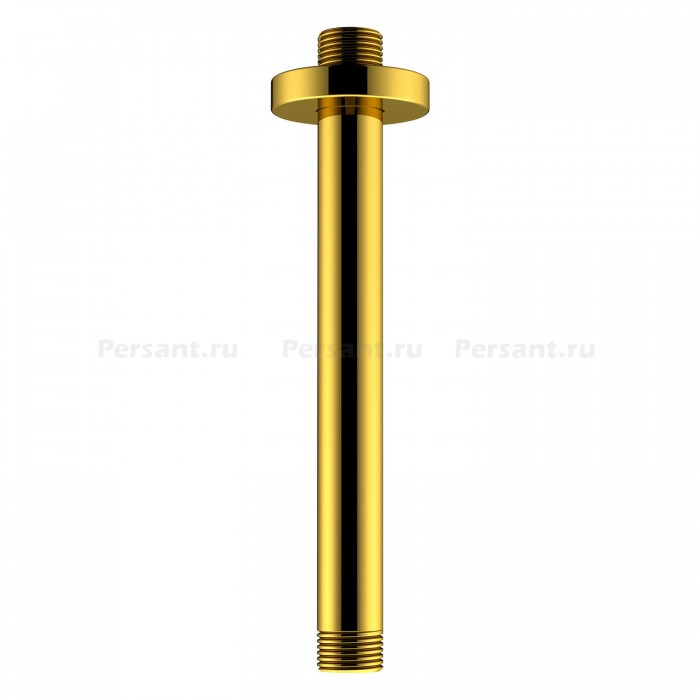 Держатель верхнего душа WasserKRAFT Sauer 7100 A234 16 см, золото глянцевое