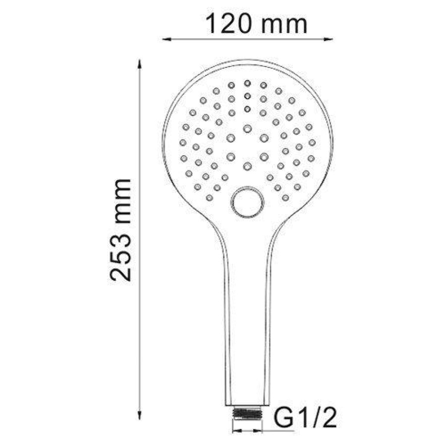 Лейка для душа WasserKRAFT A061