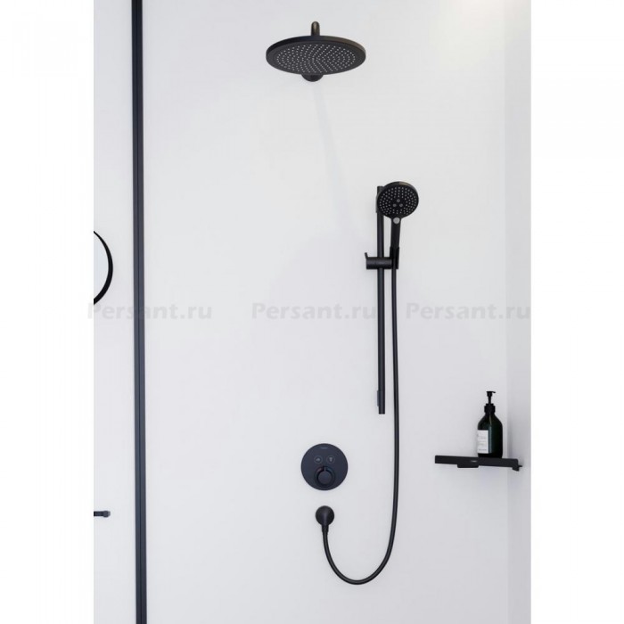 Верхний душ hansgrohe Croma 280 1jet 26220670 черный матовый
