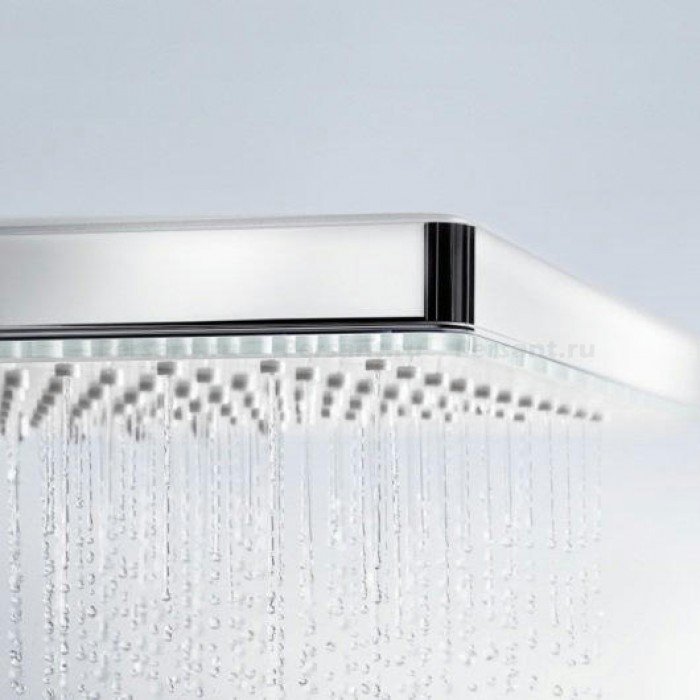 Верхний душ с держателем Hansgrohe Rainmaker Select 460 1jet 24003400 хром/белый