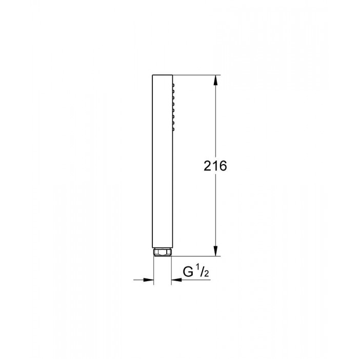 Душевая лейка GROHE Euphoria Cube+ 27888000