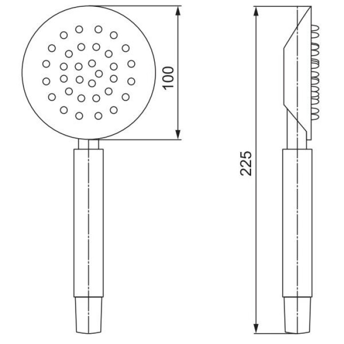 Лейка для душа Paini Tivoli TICR155