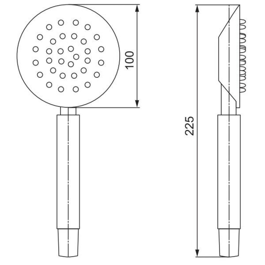 Лейка для душа Paini Tivoli TICR155