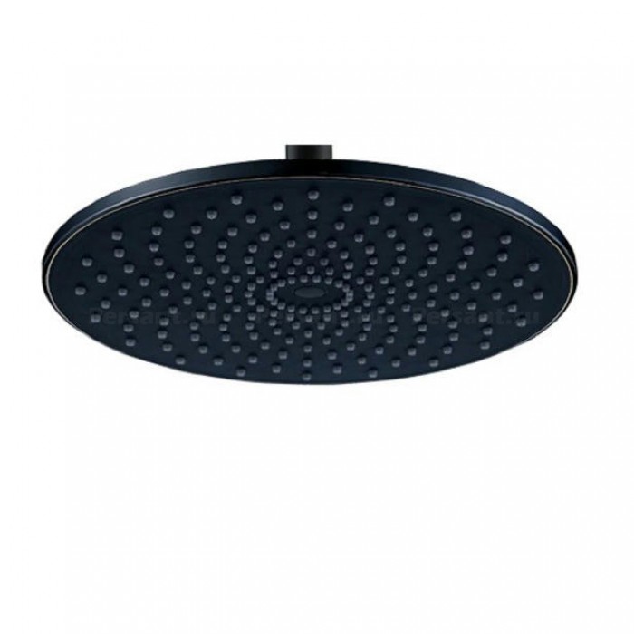Верхний душ Berges Nardis R Black 23 см 072004 черный матовый
