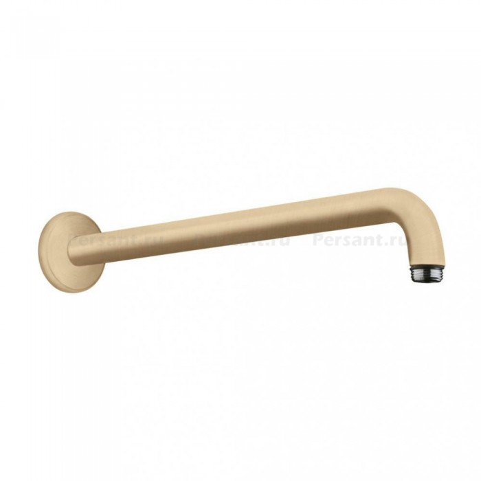 Держатель верхнего душа hansgrohe 27413140 38,9 см, шлифованная бронза