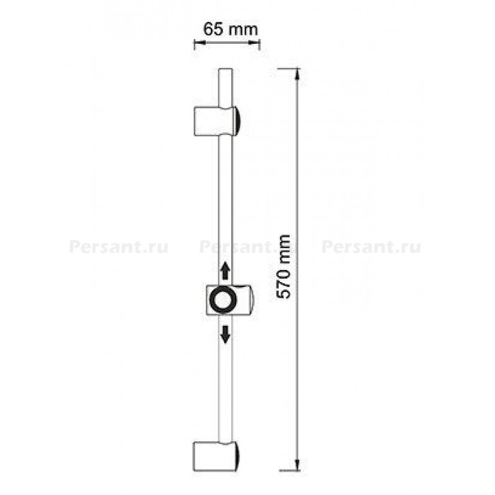 Душевая штанга WasserKRAFT A049