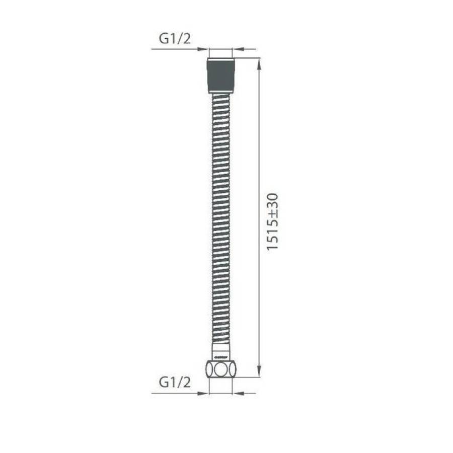 Шланг для душа Milardo 130S150M19