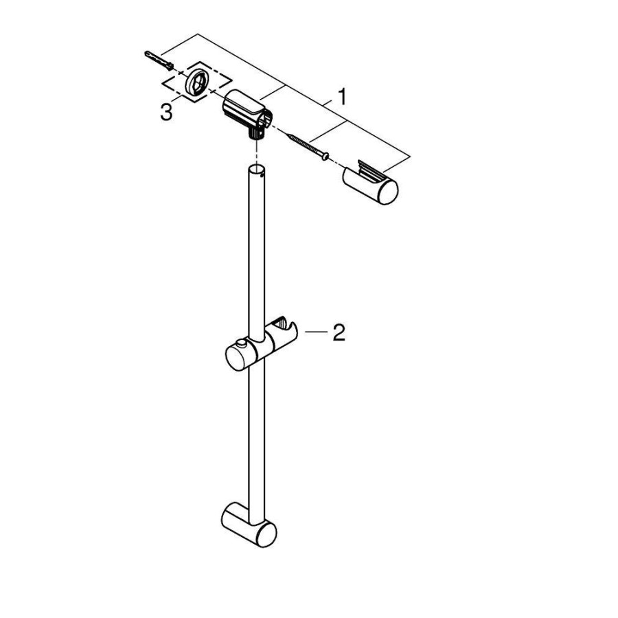 Душевая штанга Grohe Tempesta Classic 27523000