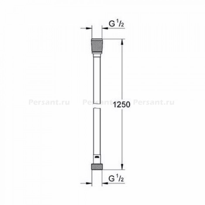 Душевой шланг Grohe Silverflex 28362000 125 см, ПВХ, хром