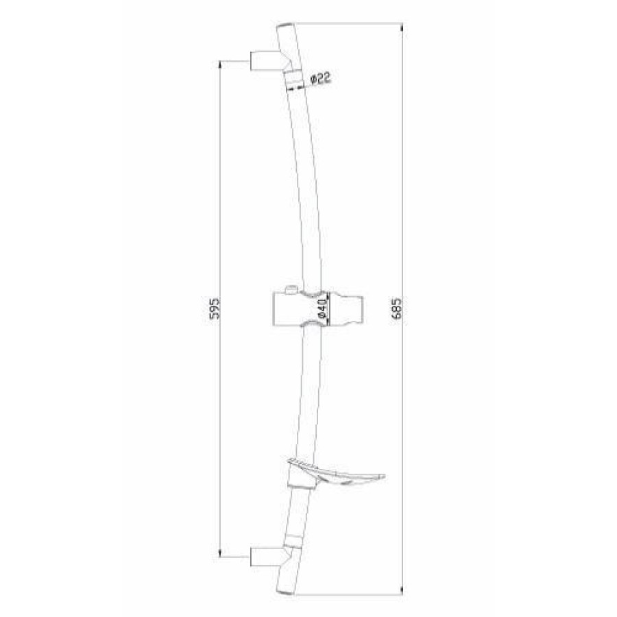 Душевая штанга Lemark LM8064C