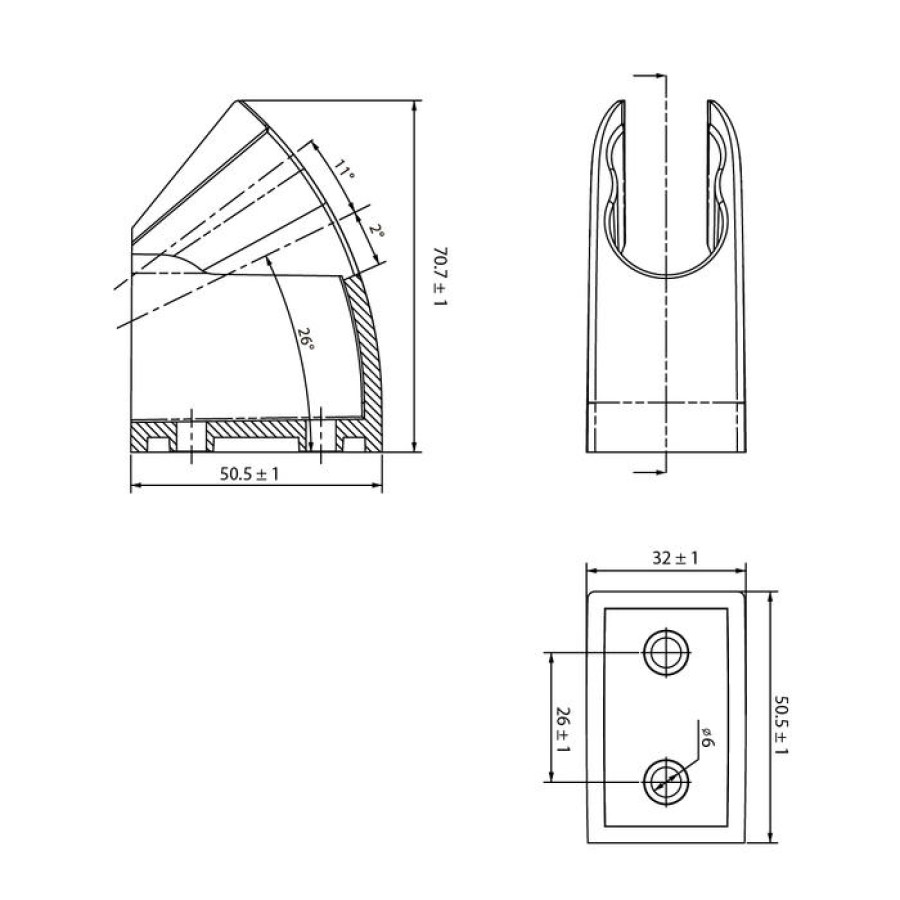 Держатель для лейки IDDIS 060BP00i53