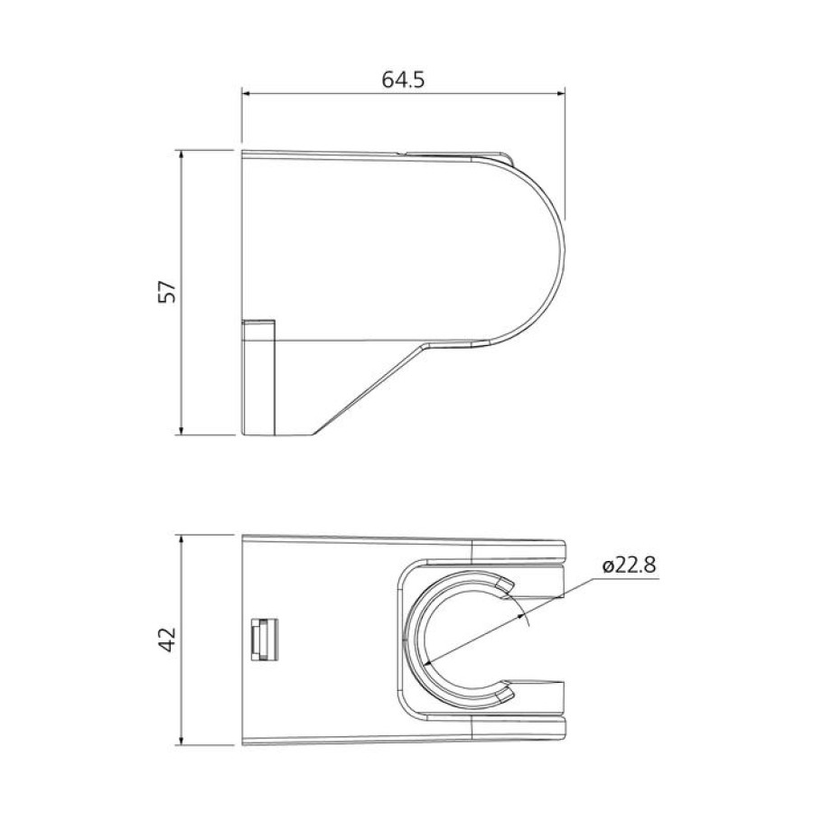 Держатель для лейки Milardo 360 360CP00M53