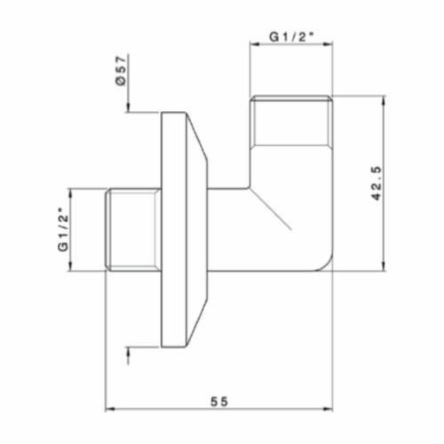 Подключение для шланга Nicolazzi 5526CR