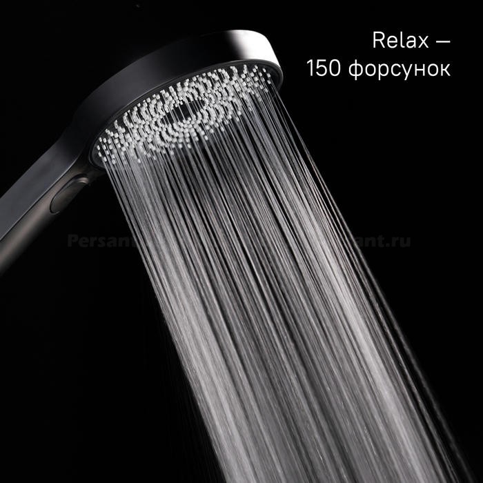 Душевая лейка IDDIS SpaHome 3 режима SPA3F0Bi18 черная матовая