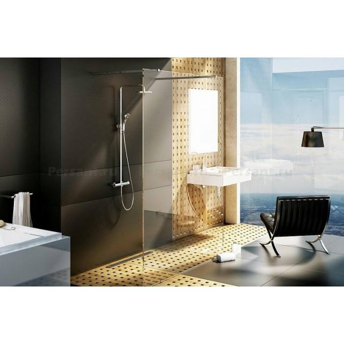 Душевая перегородка Ravak Walk-In Free 130 GW9FJ0C00Z1 профиль хром, стекло прозрачное